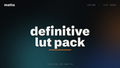 Definitive LUT Pack